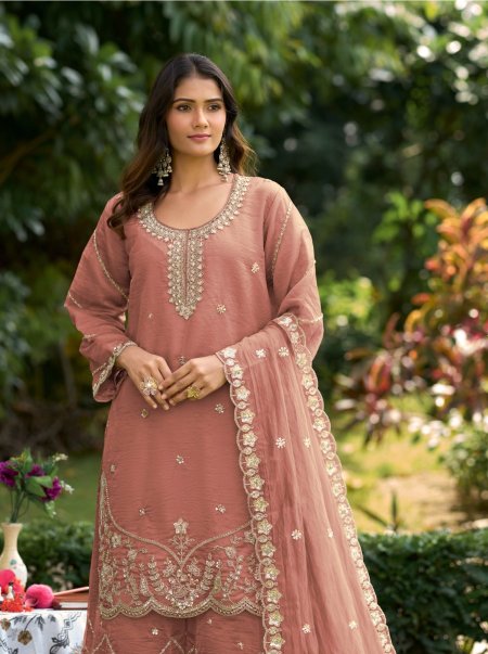 D 3591 M To P Deepsy Viscose Tissue Silk Pakistani Salwar Suits
